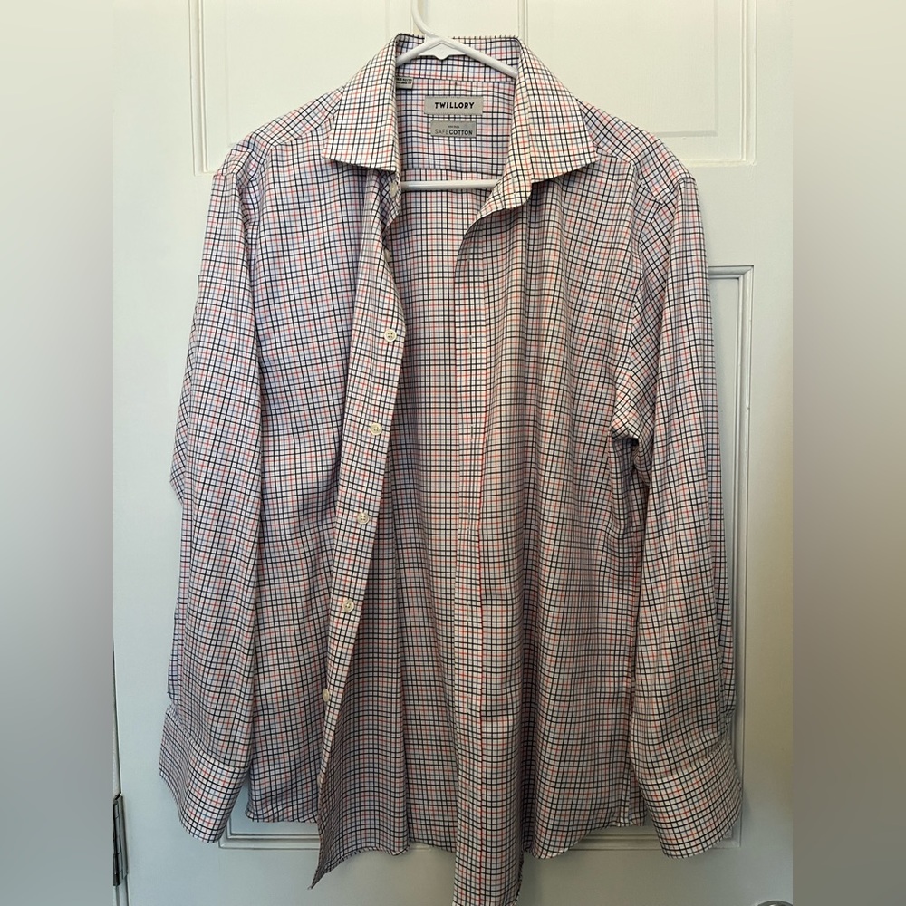 Twillory Dress Shirt 16.5 32/33 non-iron